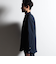 【RIELABO】クロスプラッド　スタンドカラーシャツ