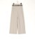 ベルト付きプリーツパンツ