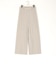 ベルト付きプリーツパンツ