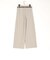 ベルト付きプリーツパンツ