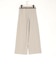 ベルト付きプリーツパンツ