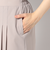 アシンメトリー サイドプリーツパンツ