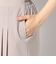 アシンメトリー サイドプリーツパンツ