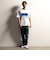 【RIELABO】グラフィックプリント 半袖クルーネックＴシャツ