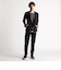 ３Ｄメッシュ　ナローラペルデザインジャケット
