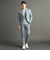 DELEGANT メランジプリントジャージ セットアップパンツ