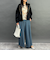 ランダムリブワイドパンツ