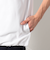 圧縮マイクロカノコ異素材切り替えTシャツ
