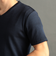 ブライトリブ VネックTシャツ