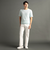 グラフィックジャカード クルーネックニットTシャツ