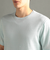 グラフィックジャカード クルーネックニットTシャツ
