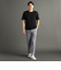 グラフィックジャカード クルーネックニットTシャツ