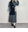 ラップトレンチシャツワンピース
