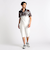 【NICOLE SPORTS】エンボスクラック柄ハーフパンツ