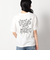 【DISCUS別注】パウダーブリーチ加工　バックプリントTシャツ