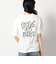 【DISCUS別注】パウダーブリーチ加工　バックプリントTシャツ