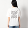 【DISCUS別注】パウダーブリーチ加工　バックプリントTシャツ