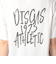 【DISCUS別注】パウダーブリーチ加工　バックプリントTシャツ