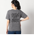 【DISCUS別注】パウダーブリーチ加工　バックプリントTシャツ