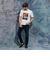 アラカルトグラフィックプリント半袖Tシャツ