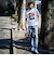 アラカルトグラフィックプリント半袖Tシャツ