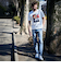 アラカルトグラフィックプリント半袖Tシャツ