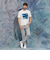 アラカルトグラフィックプリント半袖Tシャツ