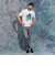 アラカルトグラフィックプリント半袖Tシャツ