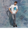 アラカルトグラフィックプリント半袖Tシャツ