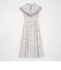 花柄パイピングワンピース