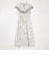 花柄パイピングワンピース