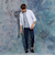 ライトオンスヘリンボンハイストレッチパンツ