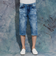 アラカルトデニムクロップドパンツ
