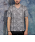 パイソン柄プリントVネック半袖Ｔシャツ