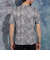 パイソン柄プリントVネック半袖Ｔシャツ