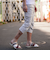 クロップドデニムカーゴパンツ