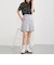 リボン付き柄ブラウス