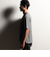 【RIELABO】ボタニカルリンクスジャカード Ｖネックカットソー