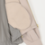 異素材使い配色ZIPパーカー