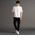 グラフィックジャカード クルーネックTシャツ