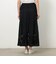 【WALDO】レース切り替えフレアスカート