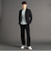 メランジストレッチ セットアップパンツ