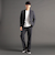 メランジストレッチ セットアップパンツ