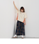 シアーアシメギャザースカート