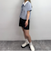 パイピングレースカラーブラウス