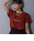 エンボス刺繍Tシャツ
