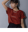エンボス刺繍Tシャツ