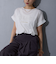 エンボス刺繍Tシャツ