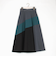 切り替え配色スカート