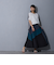 切り替え配色スカート